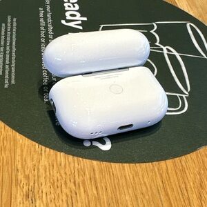 White Wireless Earbuds with Charging Case
